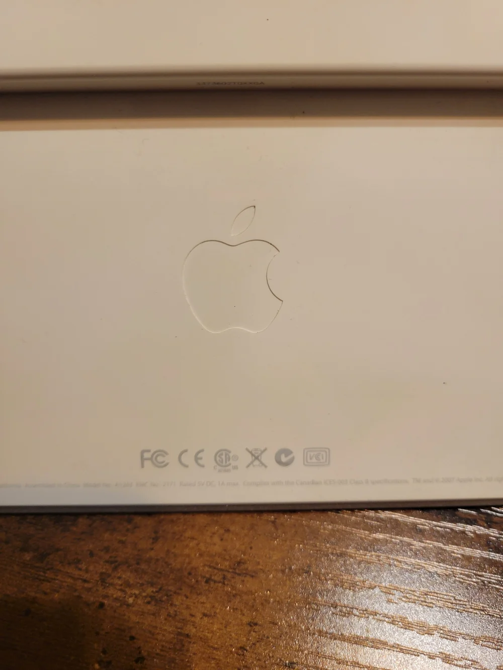 Apple White Wired Slim Desktop Keyboard